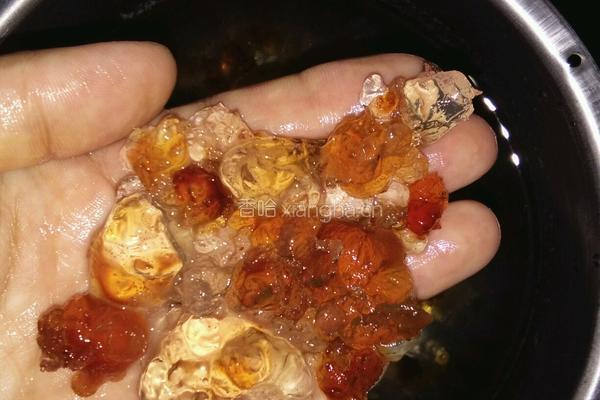 桃胶红枣银耳莲子羹的做法图解2