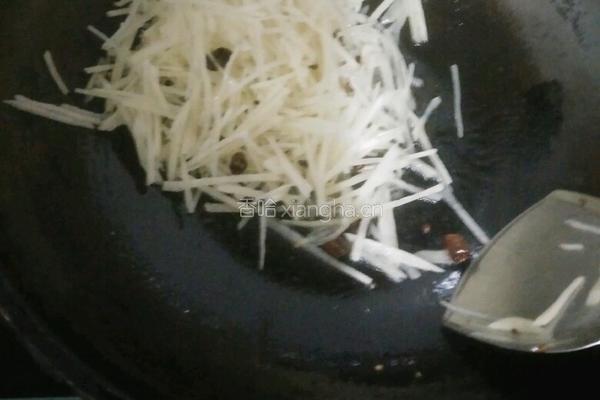 呛炒土豆丝的做法图解4