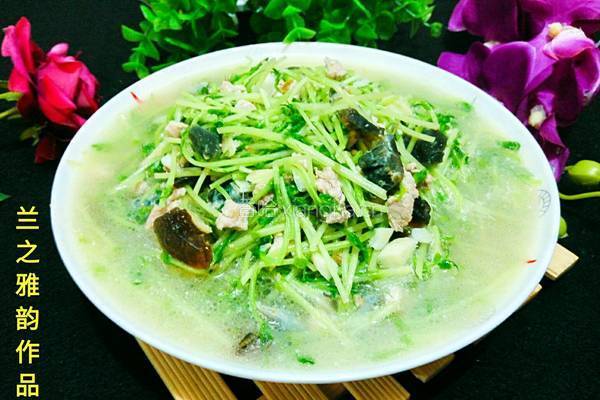 上汤豌豆苗的做法图解9