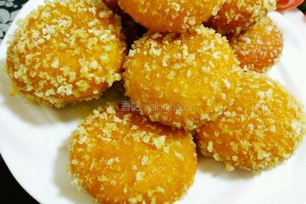 油炸南瓜饼的做法图解11