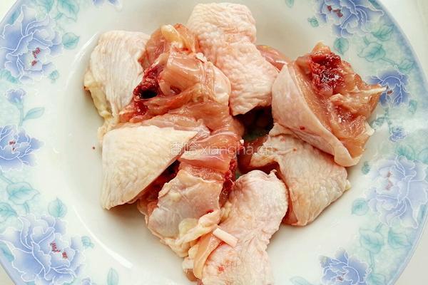 肉勾鸡的做法图解2