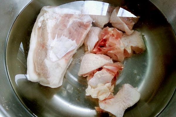 肉勾鸡的做法图解3