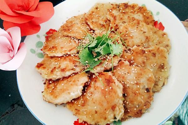 香煎萝卜丝小肉饼的做法图解7