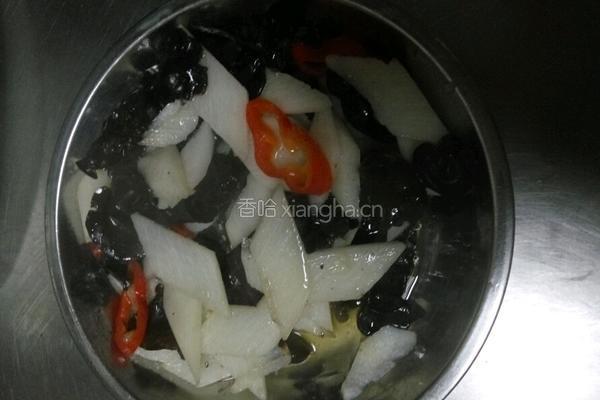 清炒木耳山药的做法图解5