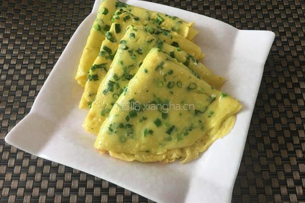 香菜葱花鸡蛋饼的做法图解11