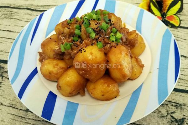肉末酱香小土豆的做法图解10