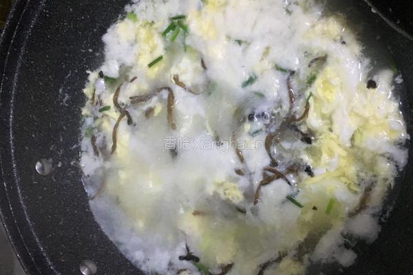 茶树菇鸡蛋汤的做法图解5