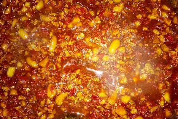 猪肉花生辣椒酱的做法图解7