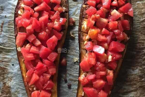 番茄烤茄子的做法图解6
