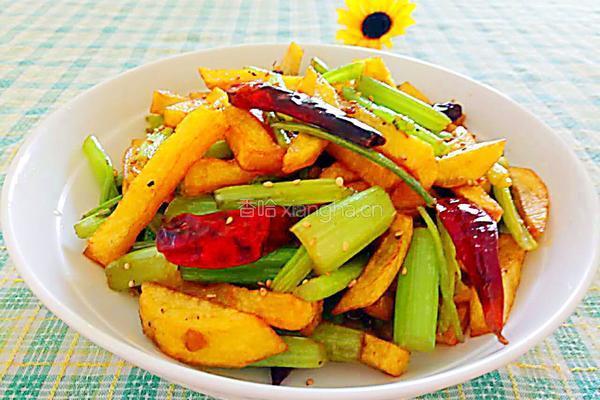 香辣土豆烧芹菜的做法图解10