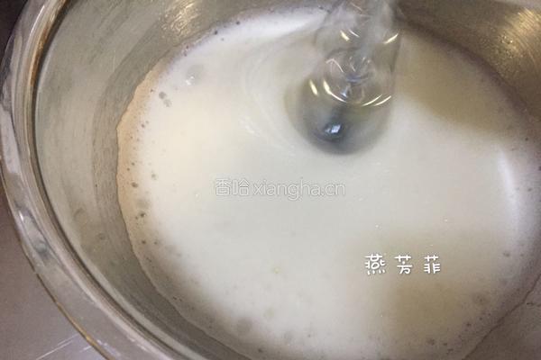 8寸抹茶戚风蛋糕的做法图解8