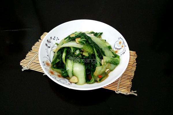 蚝油白菜的做法图解10