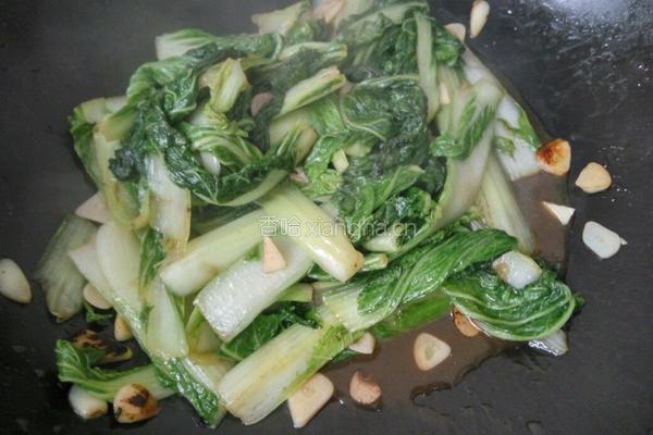 蚝油白菜的做法图解9