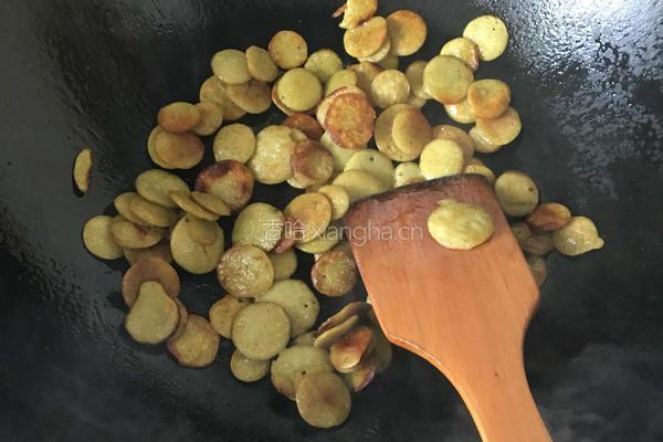 大白菜炒豆饼的做法图解2