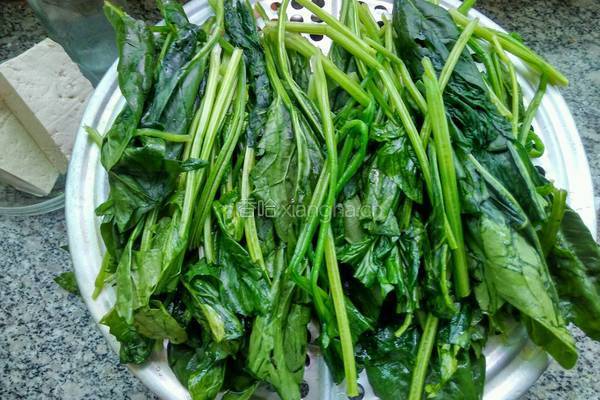 韭香菠菜卷的做法图解2