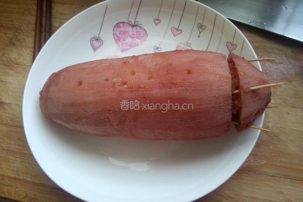 红糖糯米藕的做法图解4