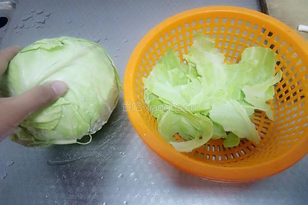 干锅包菜的做法图解2