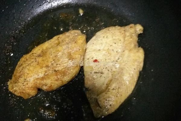 香煎黑胡椒鸡排的做法图解4