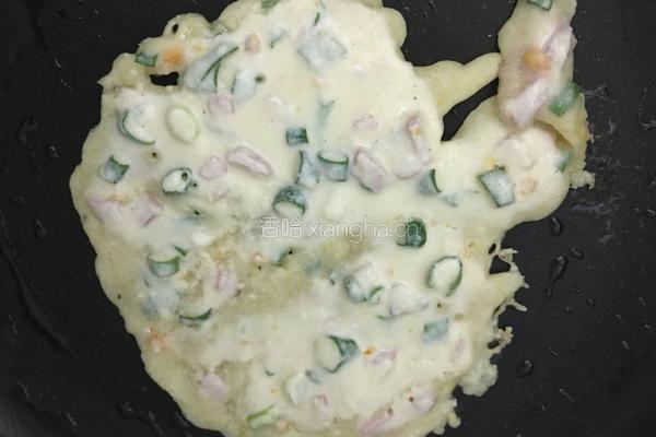 豆渣煎餅的做法图解4