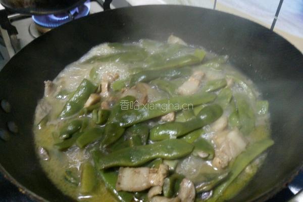 家常炖豆角的做法图解9