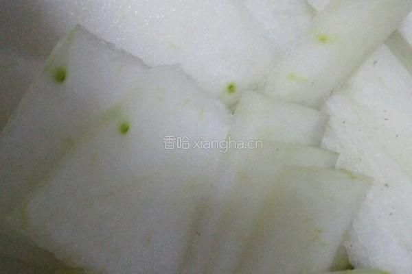 回锅冬瓜的做法图解1