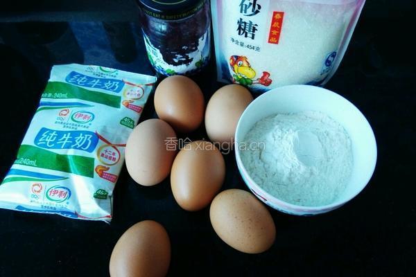 蓝莓酱蛋糕卷的做法图解1
