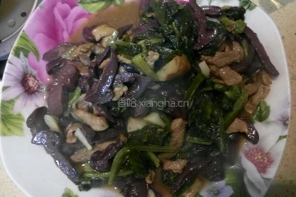 肉炒红蘑