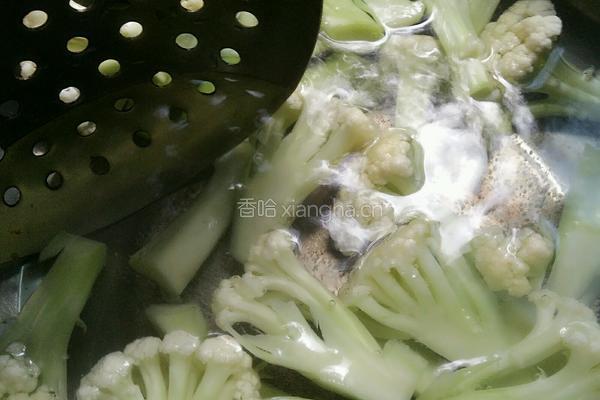 蚝油香菇花菜的做法图解5