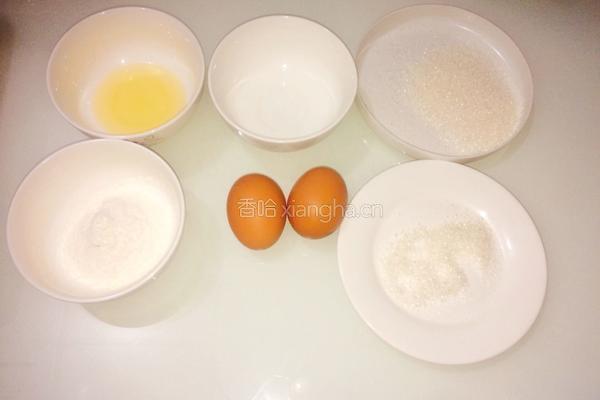 蒸戚风蛋糕的做法图解1