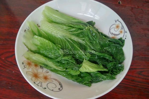 水灼小白菜的做法图解6