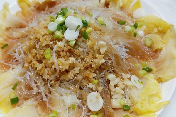 蒜泥粉丝娃娃菜的做法图解6