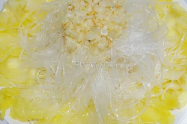蒜泥粉丝娃娃菜的做法图解3