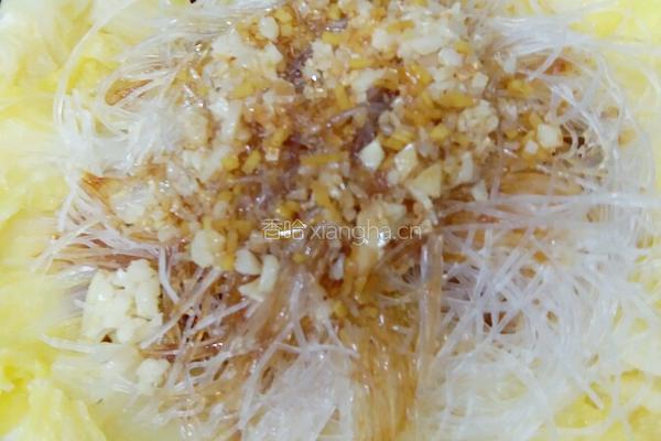 蒜泥粉丝娃娃菜的做法图解4