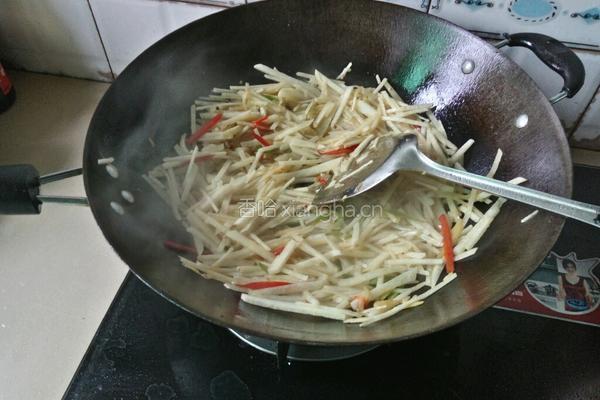 素炒地瓜丝的做法图解4