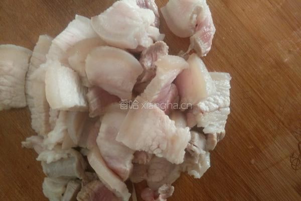 白菜莲藕五花肉炖豆腐的做法图解4