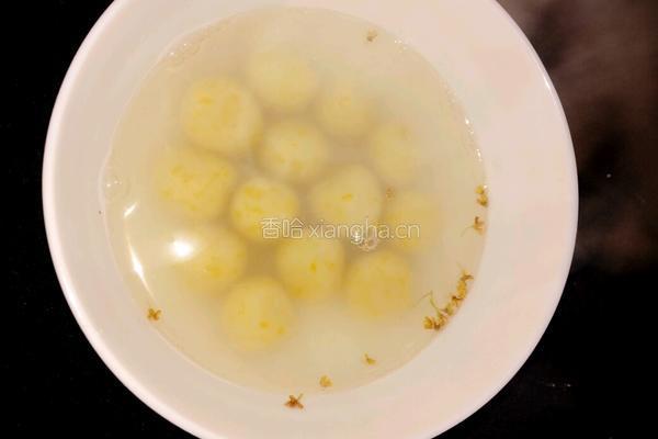 南瓜汤圆的做法图解4