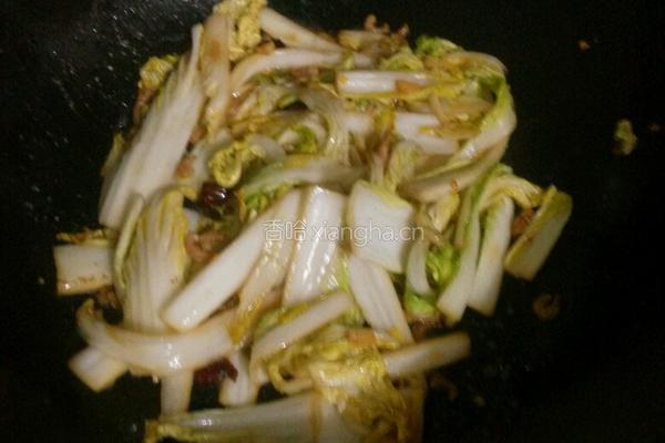 干煸娃娃菜的做法图解6