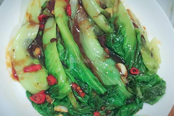 蚝油生菜的做法图解11