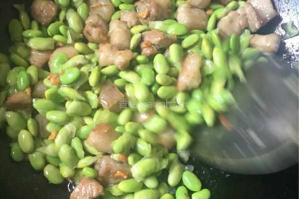 笋干毛豆炖肉的做法图解7