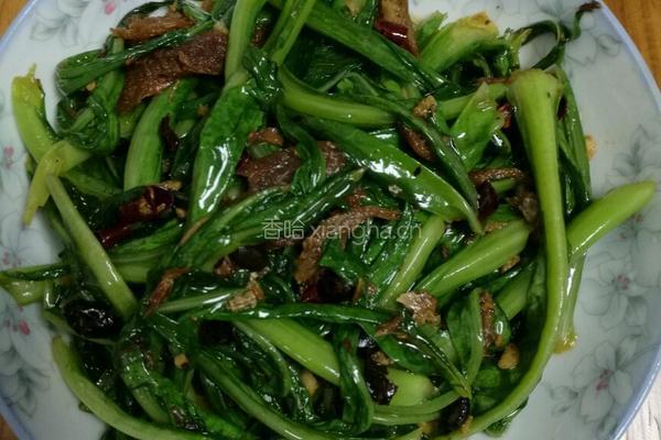 罐头鲮鱼炒麦菜的做法图解6