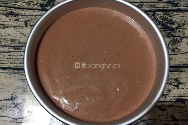 八寸可可戚风蛋糕的做法图解12