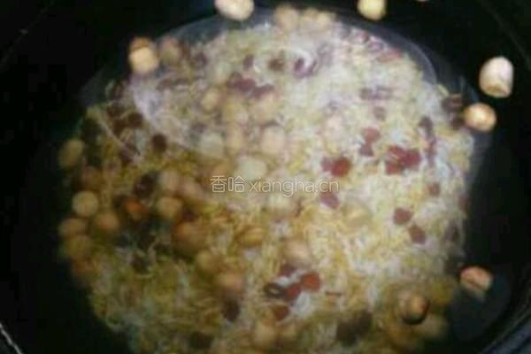 红豆花生燕麦粥的做法图解3