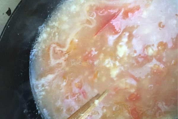 西红柿鸡蛋疙瘩汤的做法图解7
