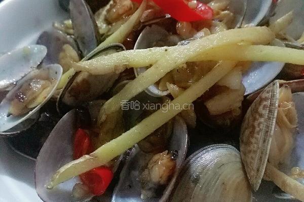 辣炒花蛤的做法图解1