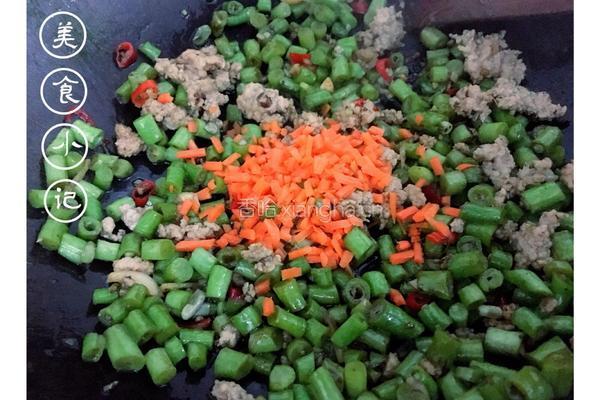 肉末豇豆的做法图解5