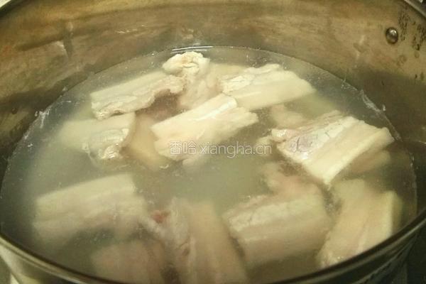 农家干萝卜烧肉的做法图解2