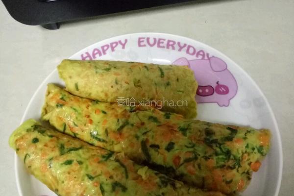 煎鸡蛋饼的做法图解4