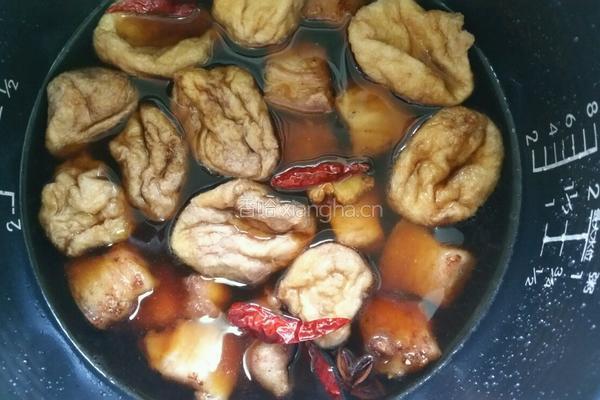 油豆腐煮五花肉的做法图解10
