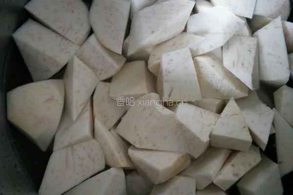 红枣山药芋头枸杞汤的做法图解4
