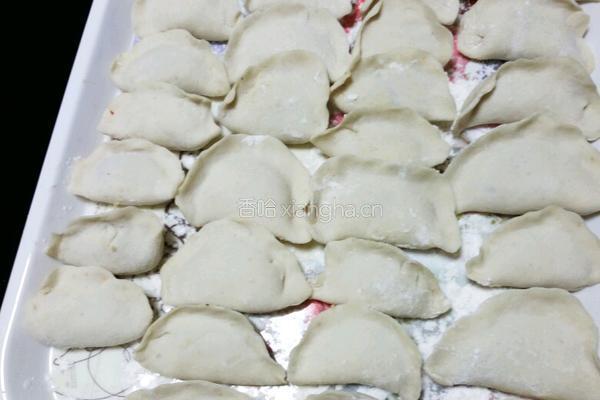白菜猪肉水饺的做法图解7